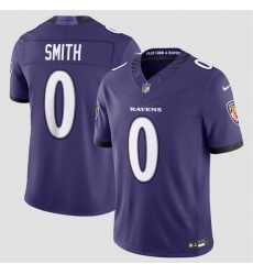 Men Baltimore Ravens  0 Roquan Smith Purple 2026 F U S E Vapor Stitched Limited Football Jersey