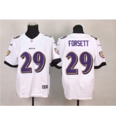 Nike Baltimore Ravens 29 forsett white Elite NFL Jersey