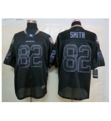 Nike Baltimore Ravens 82 Torrey Smith Black Elite Lights Out NFL Jersey