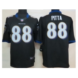 Nike Baltimore Ravens 88 Dennis Pitta Black Limited NFL Jersey