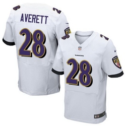 Nike Ravens Anthony Averett White Elite Jersey