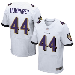 Ravens 44 Marlon Humphrey White Mens Stitched Football New Elite Jersey