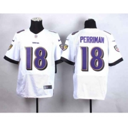 nike jerseys baltimore ravens 18 perriman white[Elite]