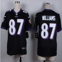 Women New Ravens #87 Maxx Williams Black Alternate Stitched NFL New Elite jersey