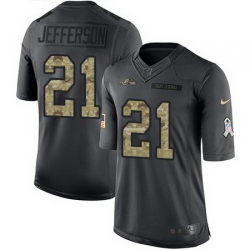 Nike Ravens #21 Tony Jefferson Black Youth Stitched NFL Limited 2016 Salute to Service Jersey