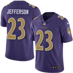 Nike Ravens #23 Tony Jefferson Purple Youth Stitched NFL Limited Rush Jersey