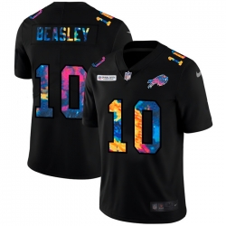 Buffalo Bills 10 Cole Beasley Men Nike Multi Color Black 2020 NFL Crucial Catch Vapor Untouchable Limited Jersey