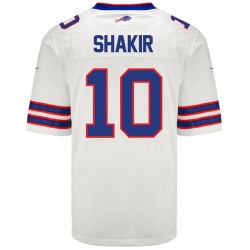 Men  Buffalo Bills 10 Khalil Shakir White Limited Jersey