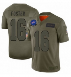 Men Buffalo Bills 16 Robert Foster Limited Camo 2019 Salute to Service Football Jersey