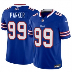 Men Buffalo Bills  99 T J  Parker Blue 2026 Draft F U S E  Vapor Untouchable Limited Stitched Football Jersey