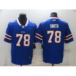 Men Nike Buffalo Bills Bruce Smith 78 Blue Vapor Limited Jersey