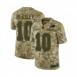 Mens Buffalo Bills 10 Cole Beasley Limited Camo 2018 Salute to Service Football Jersey