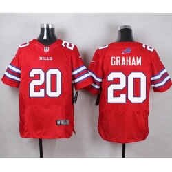 Nike Bills #20 Corey Graham Red Mens Stitched NFL Elite Rush Jersey