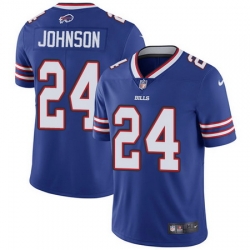 Nike Bills #24 Taron Johnson Royal Blue Team Color Mens Stitched NFL Vapor Untouchable Limited Jersey