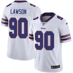 Nike Bills #90 Shaq Lawson White Mens Stitched NFL Vapor Untouchable Limited Jersey