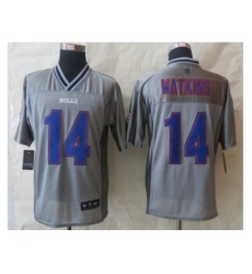 Nike Buffalo Bills 14 Sammy Watkins Grey Elite Vapor NFL Jersey