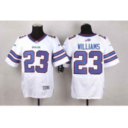 nike nfl jerseys buffalo bills 23 williams white[Elite]