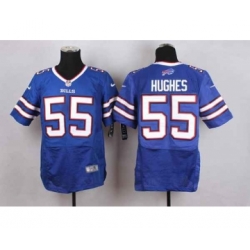 nike nfl jerseys buffalo bills 55 hughes blue[Elite][hughes]