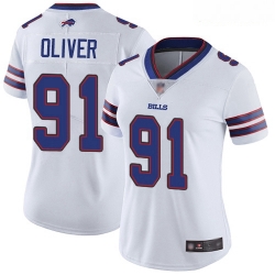 Women Nike Bills 91 Ed Oliver White Women Vapor Untouchable Limited Jersey