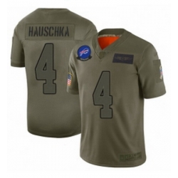 Womens Buffalo Bills 4 Stephen Hauschka Limited Camo 2019 Salute to Service Football Jersey