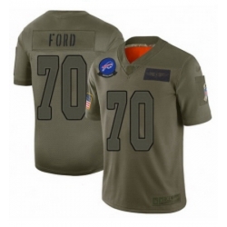 Womens Buffalo Bills 70 Cody Ford Limited Camo 2019 Salute to Service Football Jersey