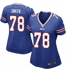 Womens Nike Buffalo Bills 78 Bruce Smith Game Royal Blue Team Color NFL Jersey