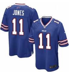 Youth Nike Buffalo Bills 11 Zay Jones Game Royal Blue Team Color NFL Jersey