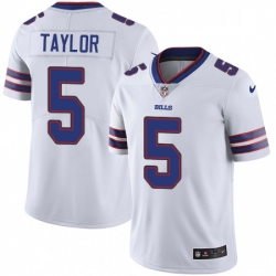 Youth Nike Buffalo Bills 5 Tyrod Taylor Elite White NFL Jersey