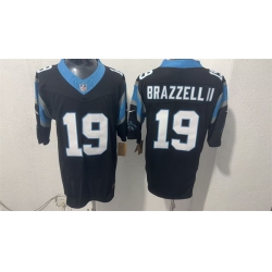 Men Carolina Panthers  19 Chris Brazzell II Black F U S E  Vapor Limited Stitched Football Jersey