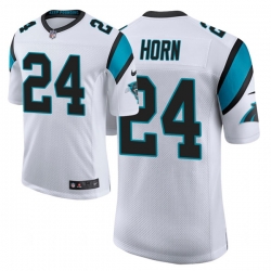 Men Carolina Panthers 24 Jaycee Horn 2021 NFL Draft Classic Limited Jersey   White