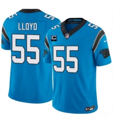 Men Carolina Panthers 55 Devin Lloyd Blue 2026 F U S E 1 Star C Patch Vapor Limited Stitched Football Jersey Men Carolina Panthers 55 Devin Lloyd Blue 2026 F U S E 1 Star C Patch Vapor Limited Stitched Football Jersey