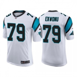 Men Carolina Panthers 79 Ikem Ekwonu 2022 White Stitched jersey