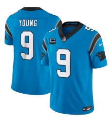 Men Carolina Panthers 9 Bryce Young Blue 2026 F U S E 4 Star C Patch Vapor Limited Stitched Football Jersey Men Carolina Panthers 9 Bryce Young Blue 2026 F U S E 4 Star C Patch Vapor Limited Stitched Football Jersey