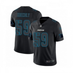 Mens Nike Carolina Panthers 59 Luke Kuechly Limited Black Rush Impact NFL Jersey