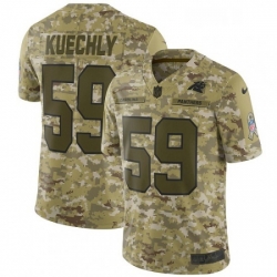 Mens Nike Carolina Panthers 59 Luke Kuechly Limited Camo 2018 Salute to Service NFL Jersey