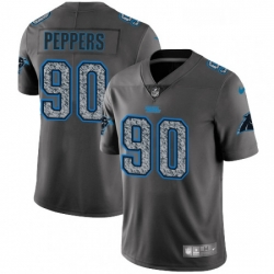 Mens Nike Carolina Panthers 90 Julius Peppers Gray Static Vapor Untouchable Limited NFL Jersey