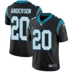 Nike Panthers 20 C J Anderson Black Vapor Untouchable Limited Jersey