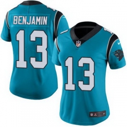 Nike Panthers #13 Kelvin Benjamin Blue Alternate Womens Stitched NFL Vapor Untouchable Limited Jersey