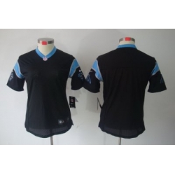 Women Nike Carolina Panthers Blank Black Color[Women Limited Jerseys]