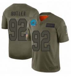 Womens Carolina Panthers 92 Vernon Butler Limited Camo 2019 Salute to Service Football Jersey