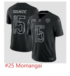 Men Chicago Bears 25 Momangai Black Salute To Service Stitched Jersey