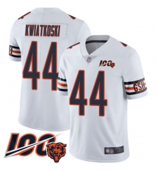 Men Chicago Bears 44 Nick Kwiatkoski White Vapor Untouchable Limited Player 100th Season Football Jersey