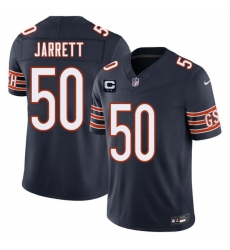 Men Chicago Bears  50 Grady Jarrett Navy 2026 F U S E  2 Star C Patch Vapor Untouchable Limited Stitched Football Jersey