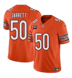 Men Chicago Bears  50 Grady Jarrett Orange 2026 F U S E  2 Star C Patch Vapor Untouchable Limited Stitched Football Jersey
