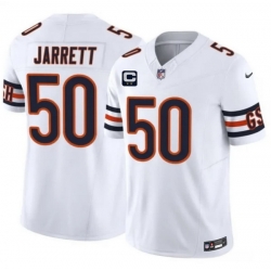 Men Chicago Bears  50 Grady Jarrett White 2026 F U S E  2 Star C Patch Vapor Untouchable Limited Stitched Football Jersey