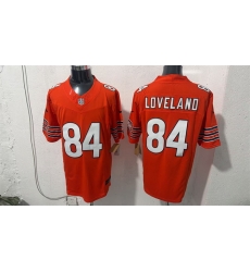 Men Chicago Bears  84 Colston Loveland Orange 2026 F U S E  Vapor Untouchable Limited Stitched Football Jersey
