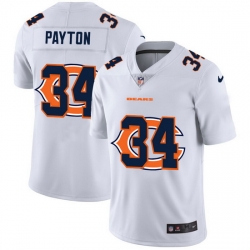 Nike Bears 34 Walter Payton White Shadow Logo Limited Jersey