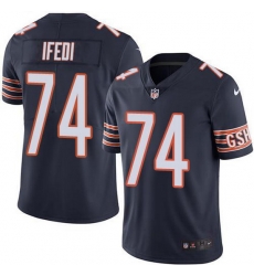 Nike Bears 74 Germain Ifedi Navy Blue Team Color Men Stitched NFL Vapor Untouchable Limited Jersey