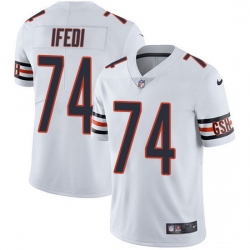 Nike Bears 74 Germain Ifedi White Men Stitched NFL Vapor Untouchable Limited Jersey