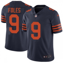 Nike Bears 9 Nick Foles Navy Blue Alternate Men Stitched NFL Vapor Untouchable Limited Jersey